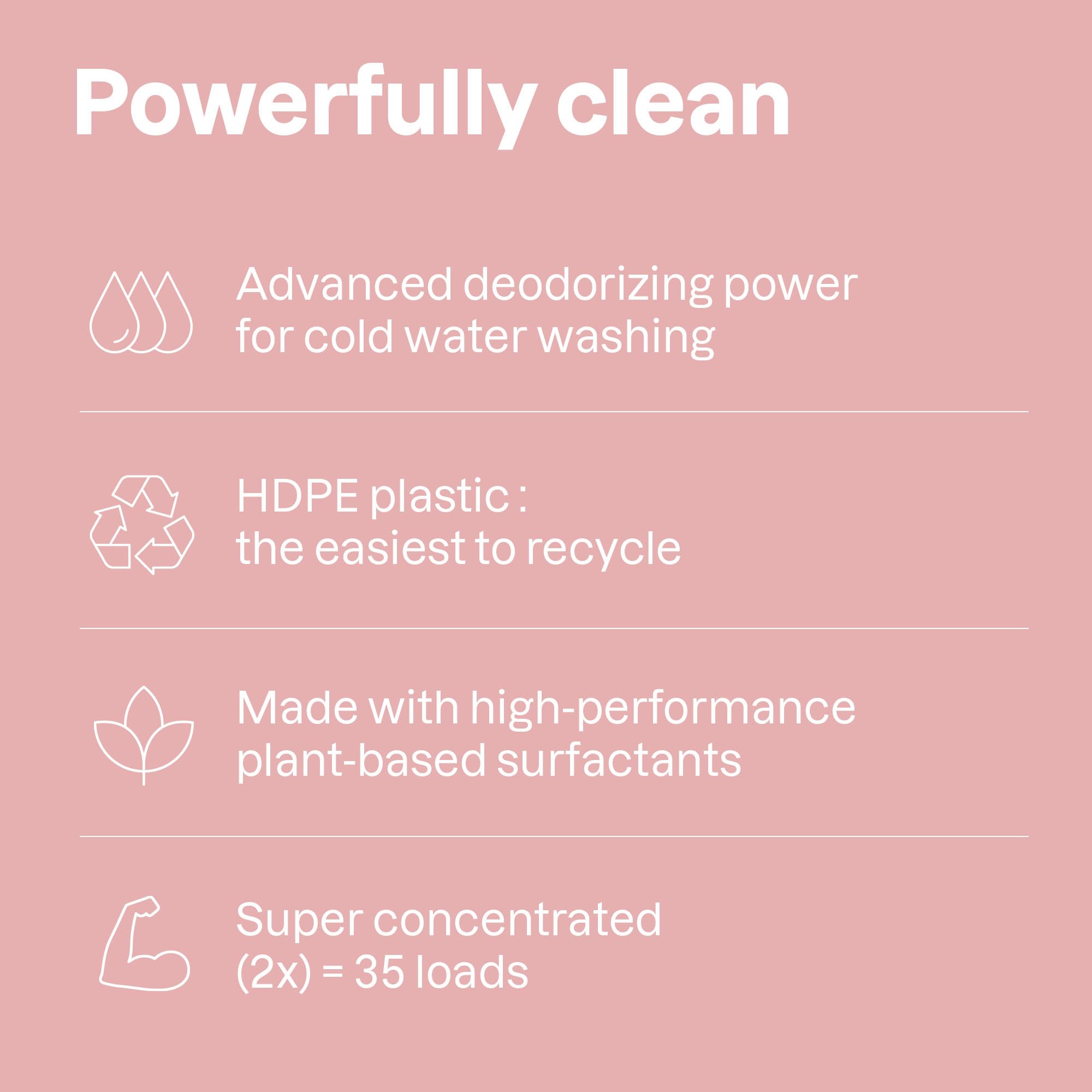 Unscented ATTITUDE baby laundry detergent for sensitive noses