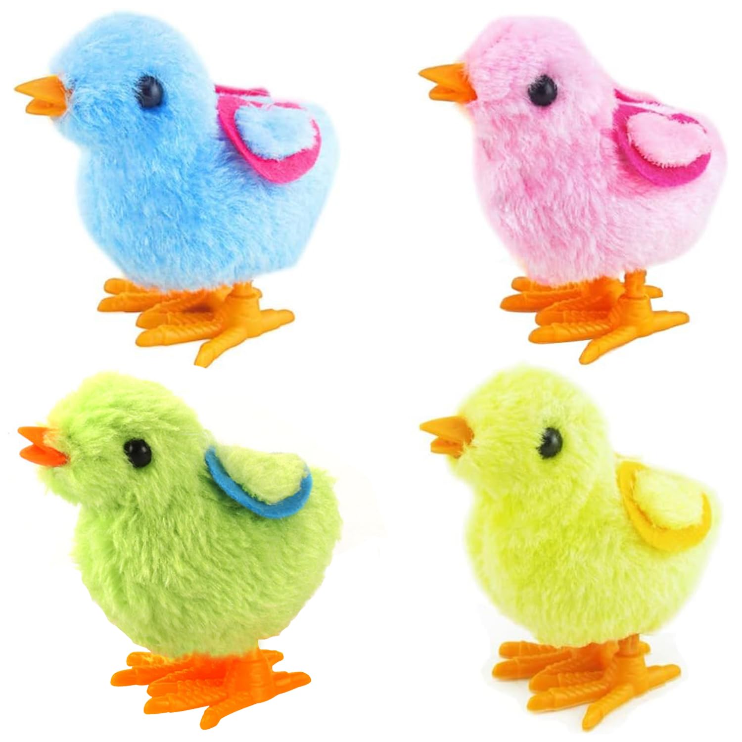 Audaisyly Chick Bunny Wind Up Toys for Kids 4 pack