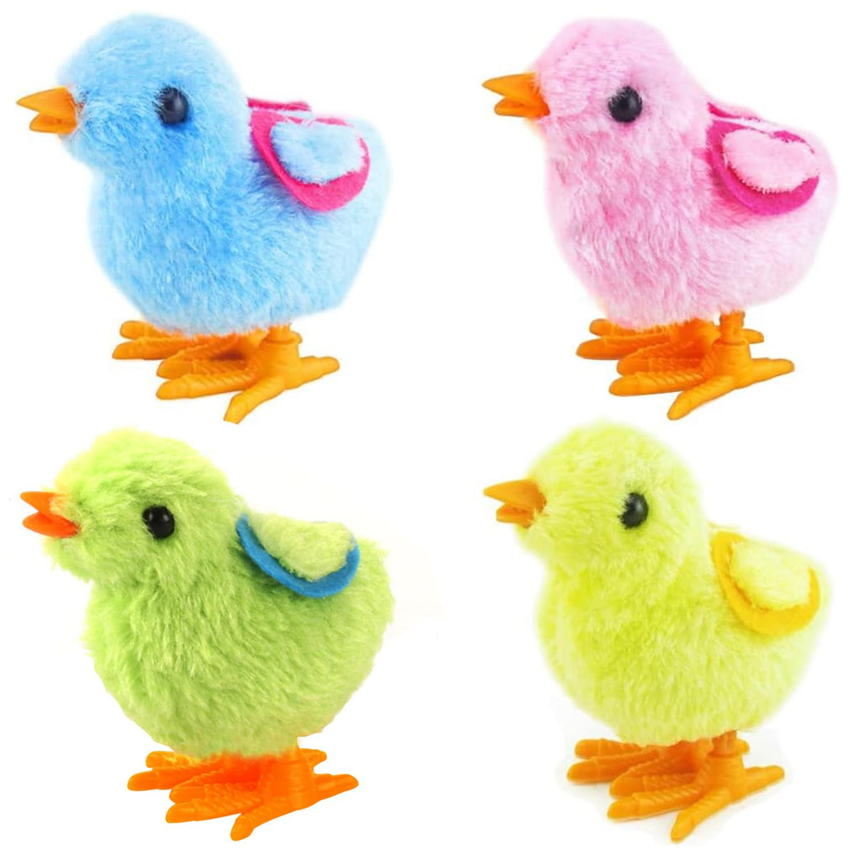 Audaisyly Chick Bunny Wind Up Toys for Kids 4 pack