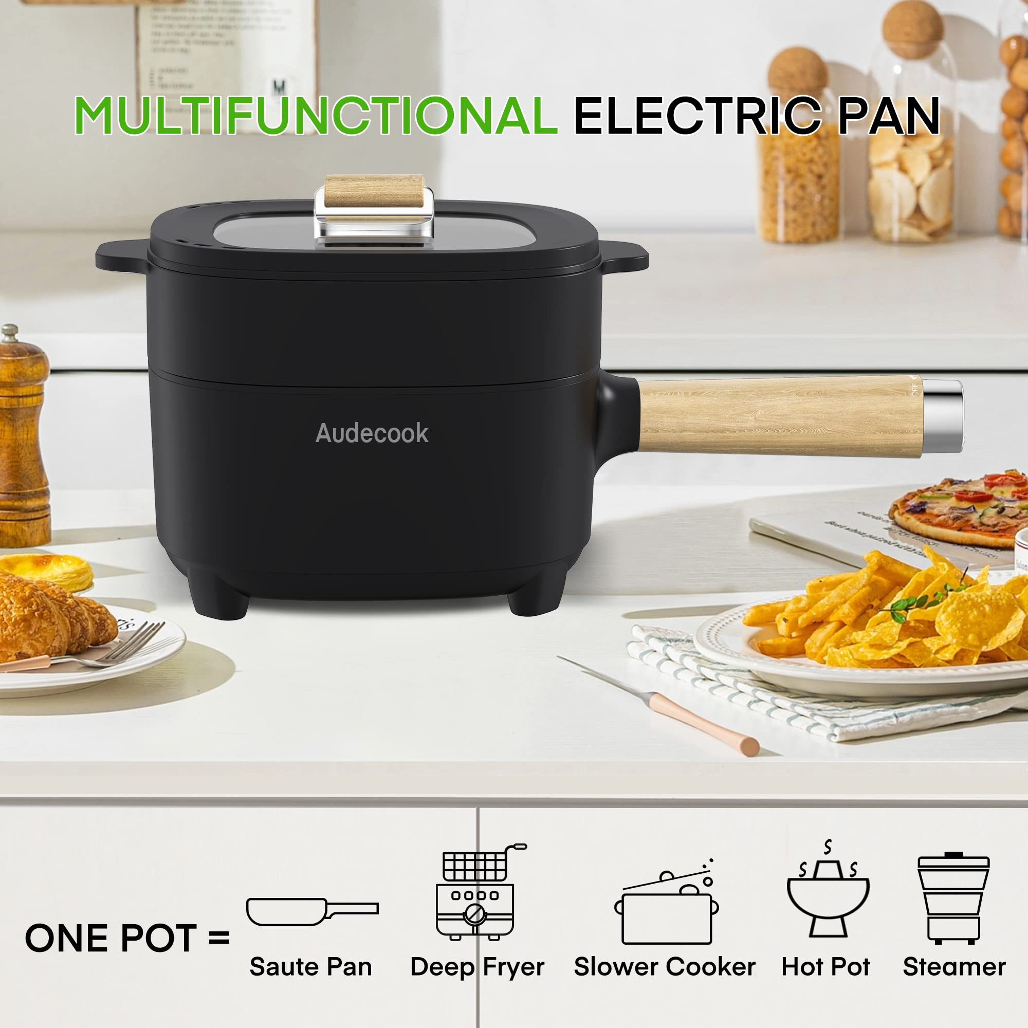 Detachable cooking rack for two-layer use