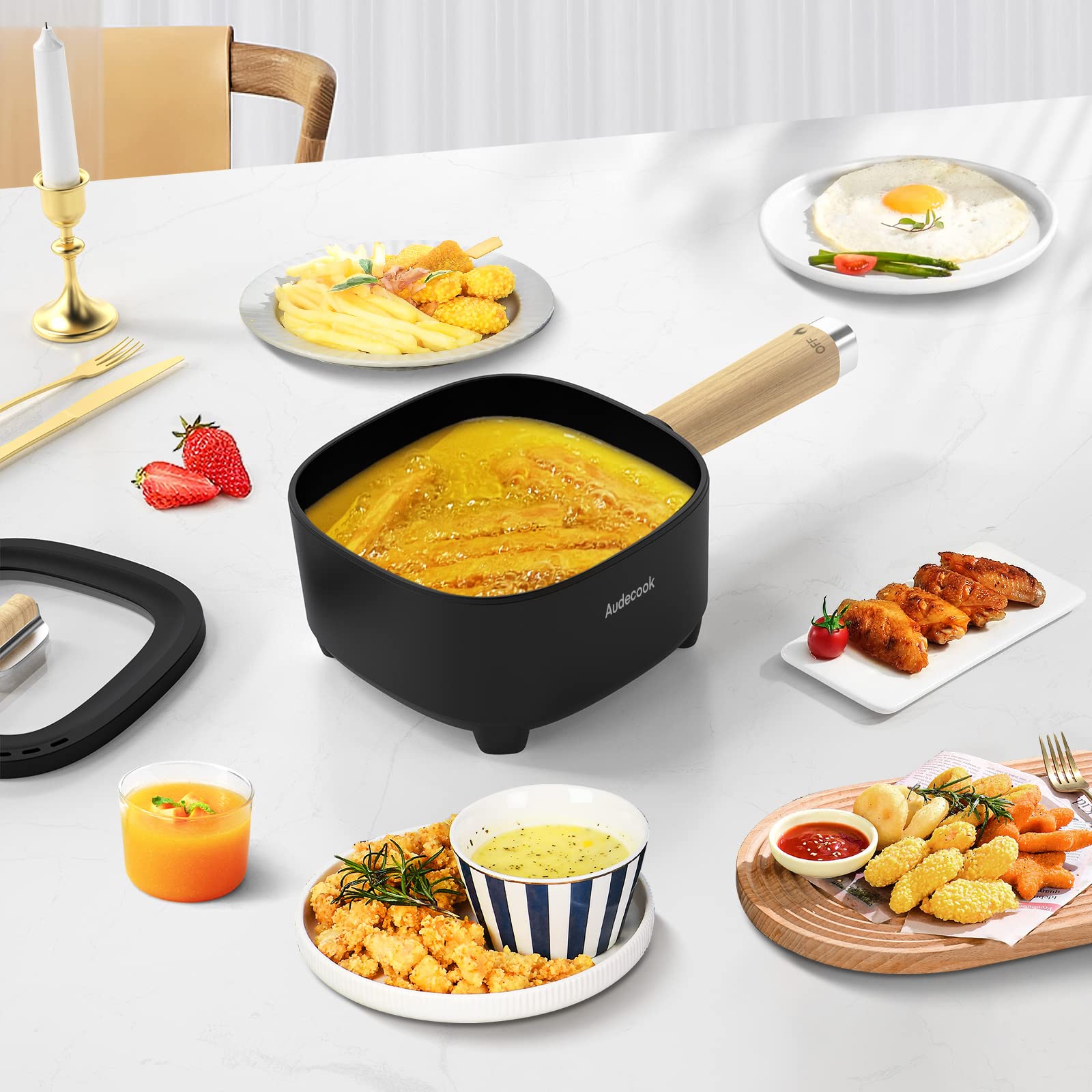 Portable hot pot design suitable for travel and dorms