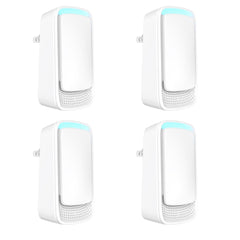 AUKUU Model 114 air ionizers white wall plug units in a 4 pack