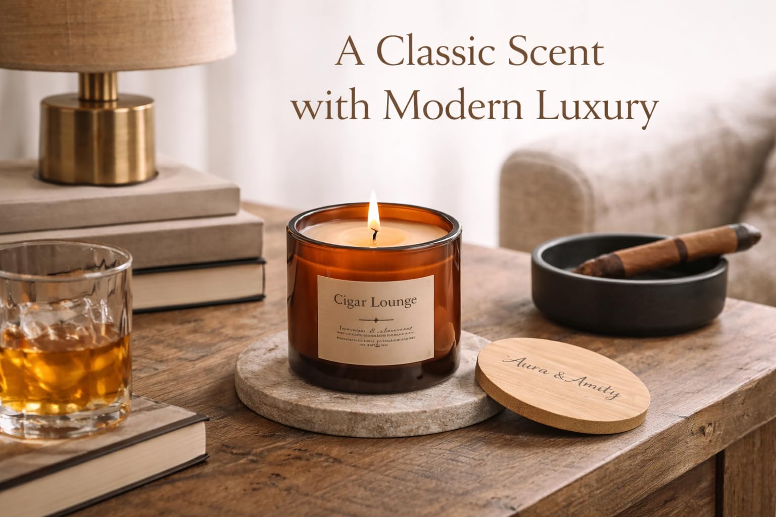 Aura & Amity Texas small batch candle