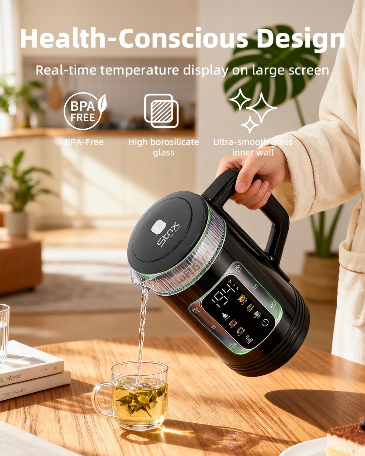 Auriswell One-Touch lid and removable design
