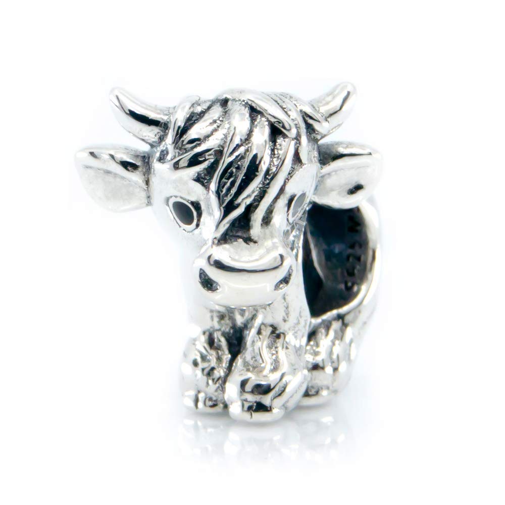 Aurora Original Charm Bead Cow Calf sterling silver 925