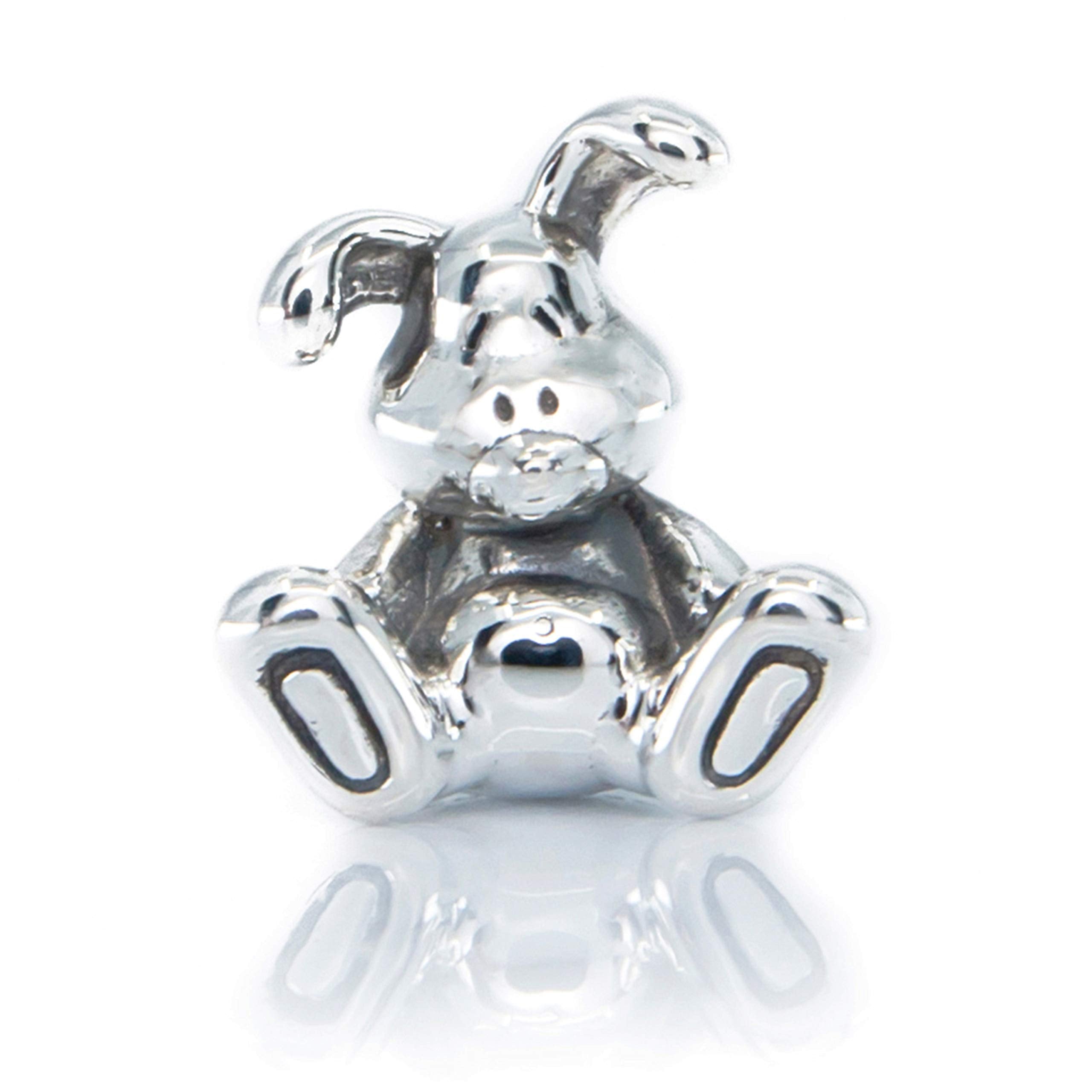 Aurora Cute Honey Bunny Love Charm Bead Pendant detail