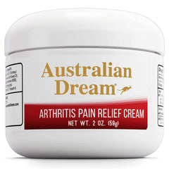 Australian Dream Arthritis Pain Relief Cream 2 oz jar packaging