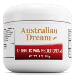 Australian Dream arthritis pain relief cream 4 oz jar