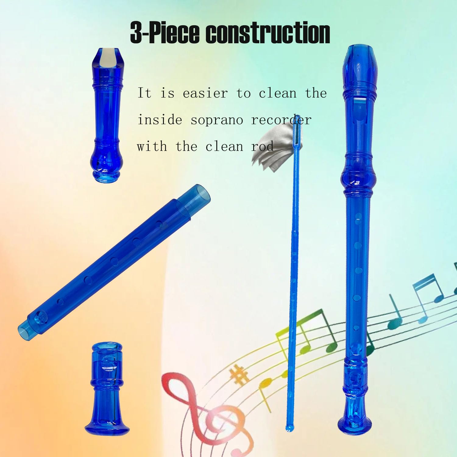 German style C key Auteey recorder for kids
