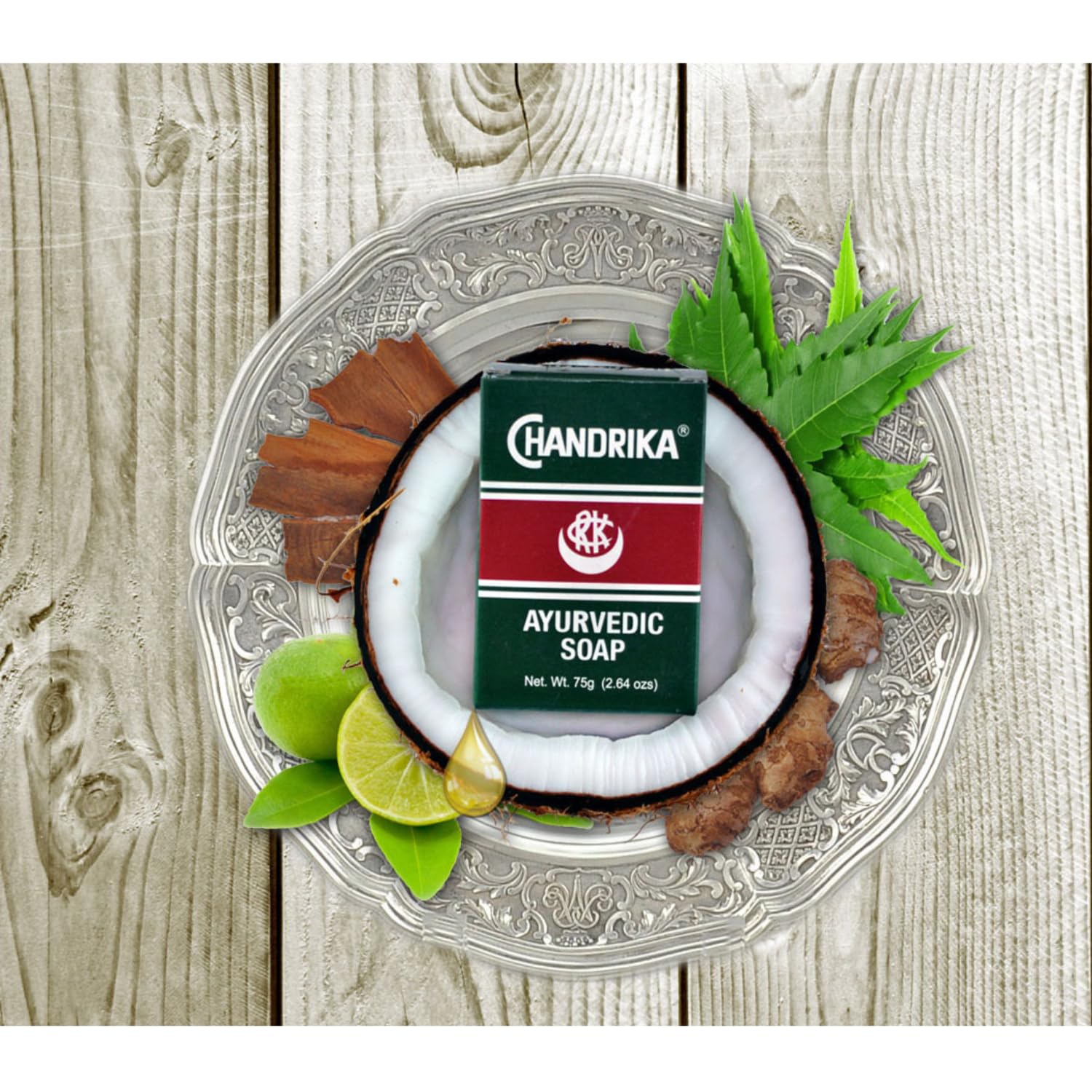 Authentic Ayurvedic care since 1940 Chandrika soap