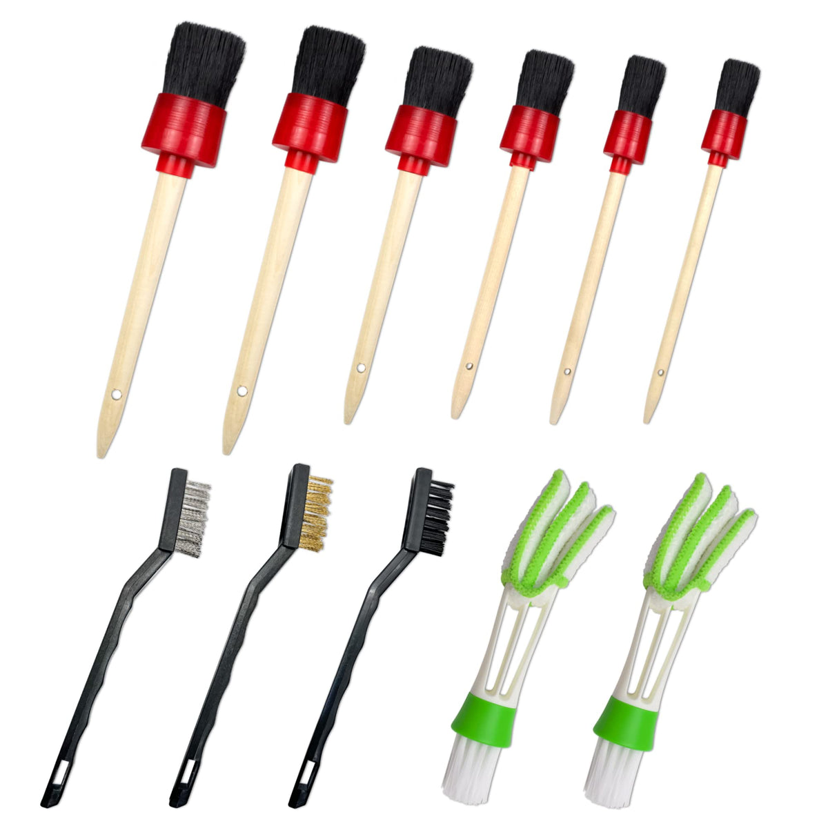 AUTO PRO DIY 11 Piece Car Detailing Kit Set complete kit with brushes