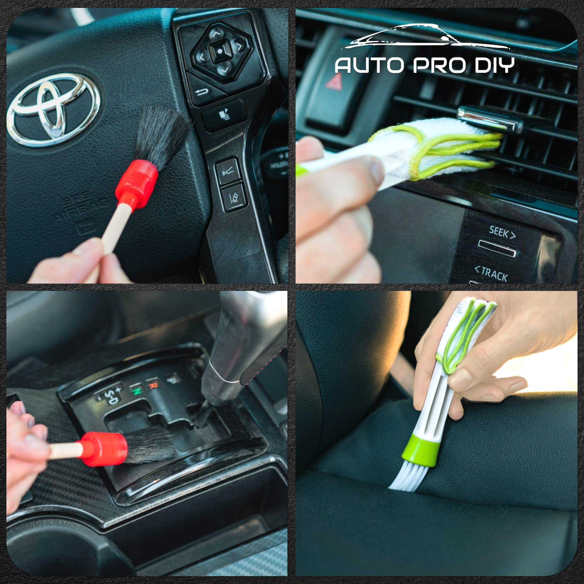 Double-sided vent duster keeps vents dust-free and saves tool swapping