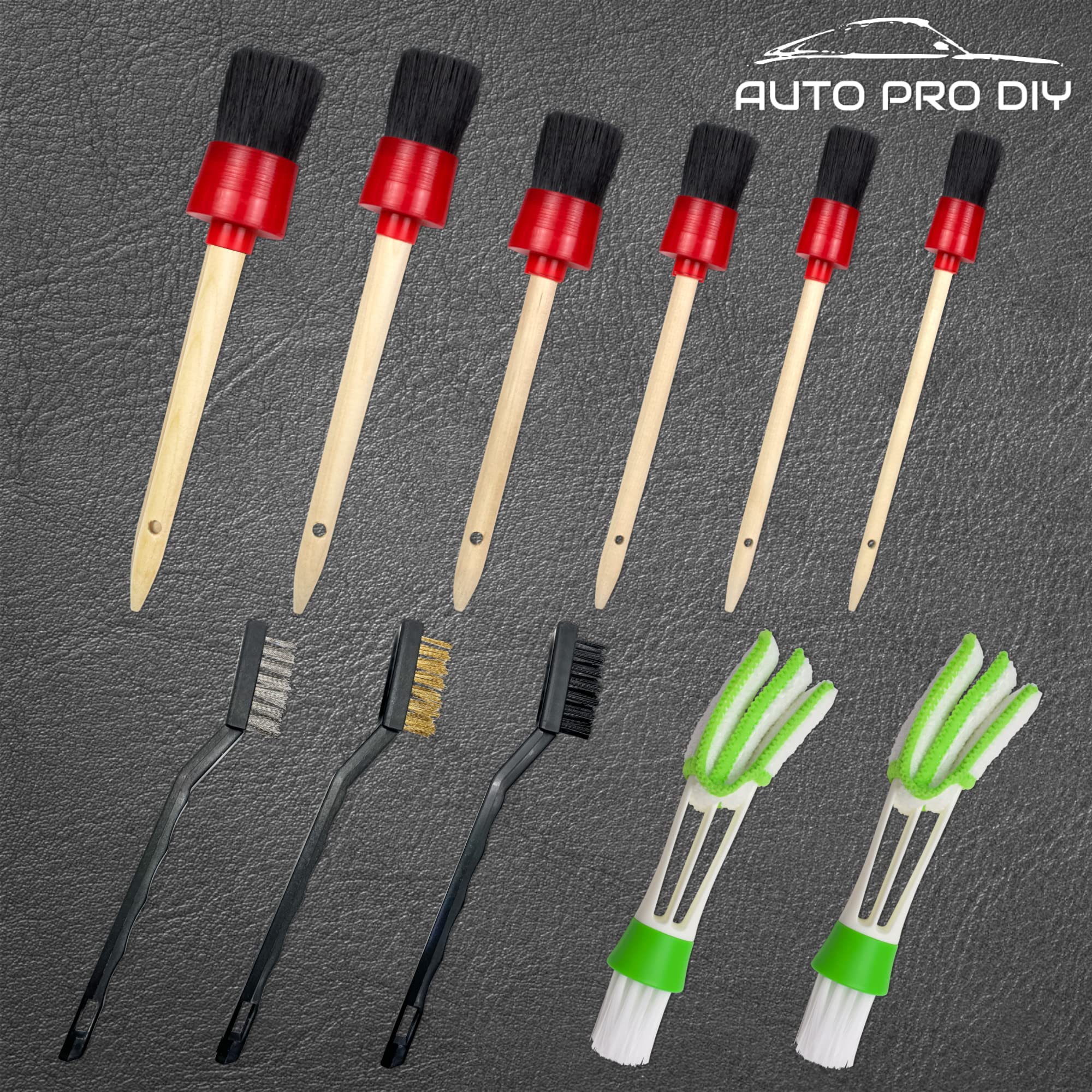 Vent duster with reverse bristles for hard to reach areas