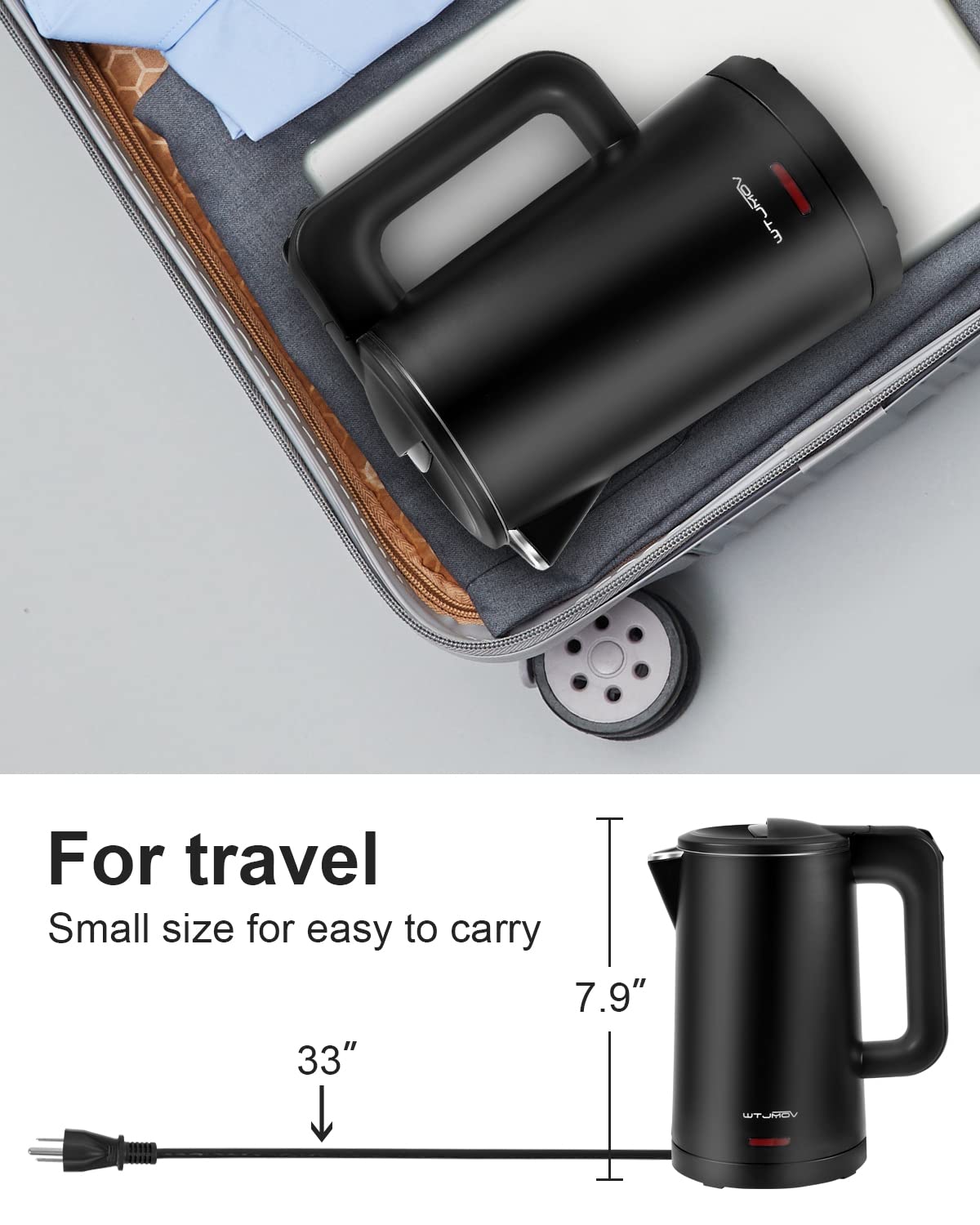 auto shut-off and boil-dry protection features