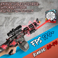 Automatic mode detail on Large Electric Gel Splat Blaster