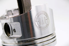 9 inch tall desk clock with 4 inch base made from piston