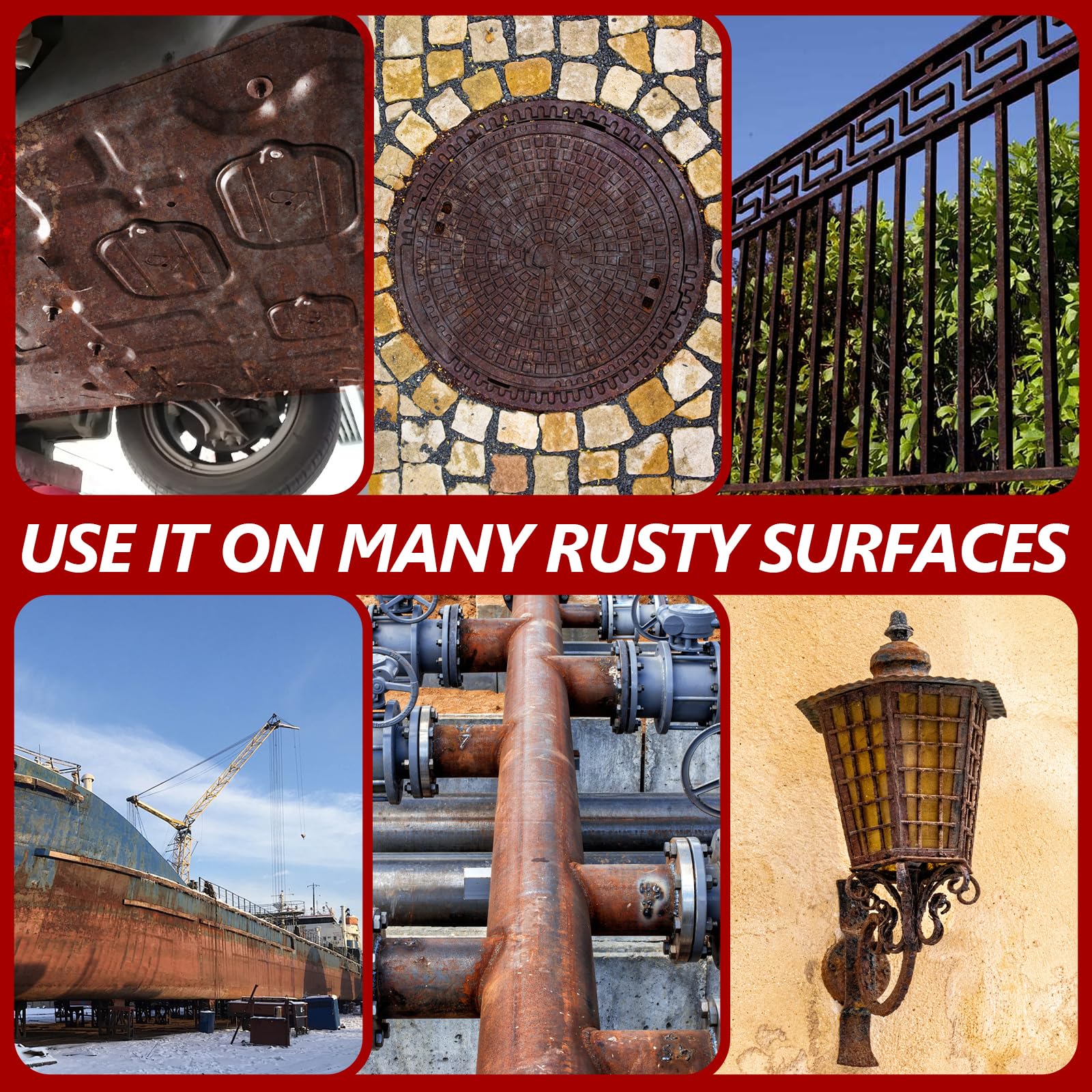 Water-based rust treatment with less than 1% VOCs