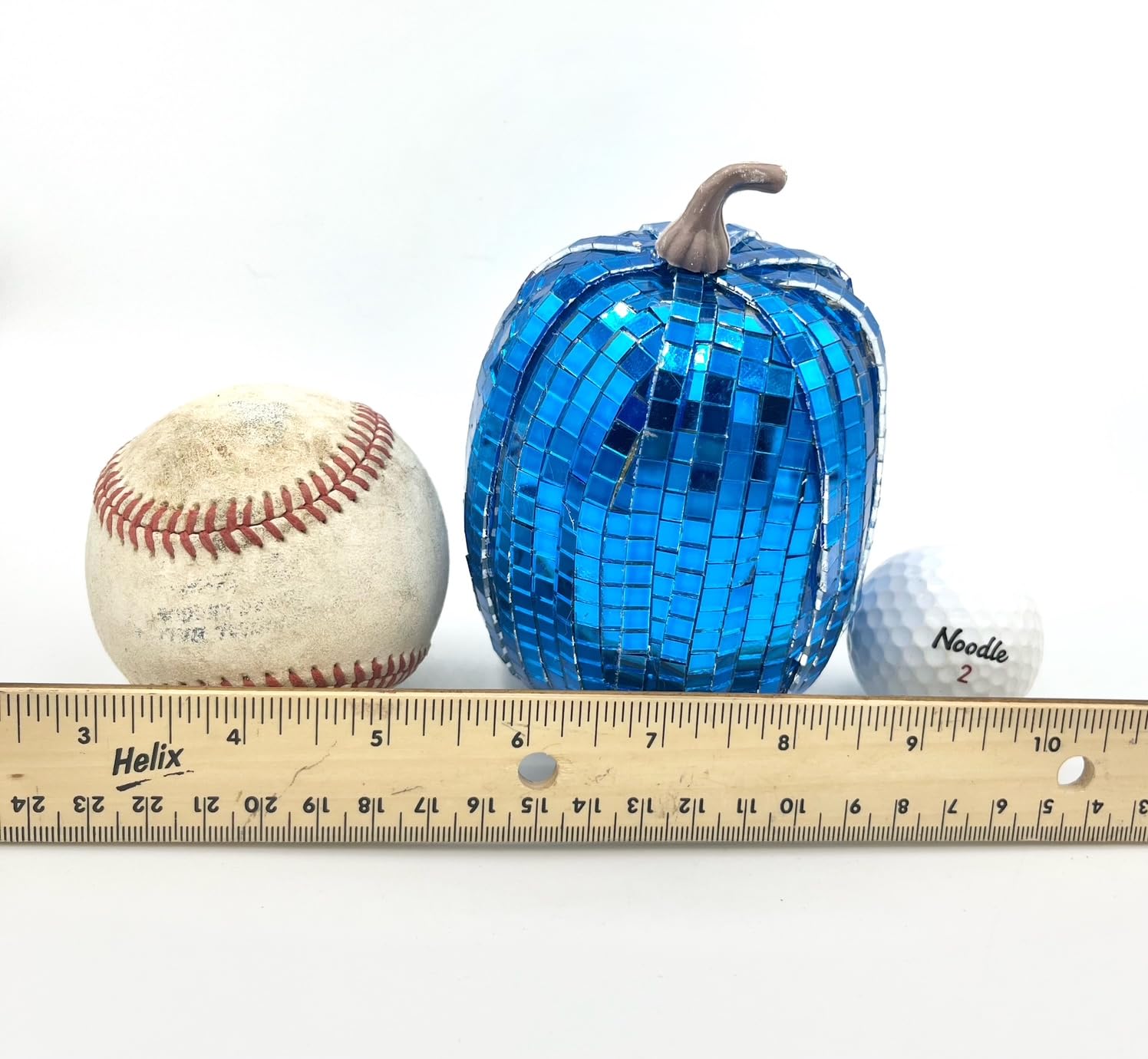 5 inch mosaic pumpkin centerpiece option