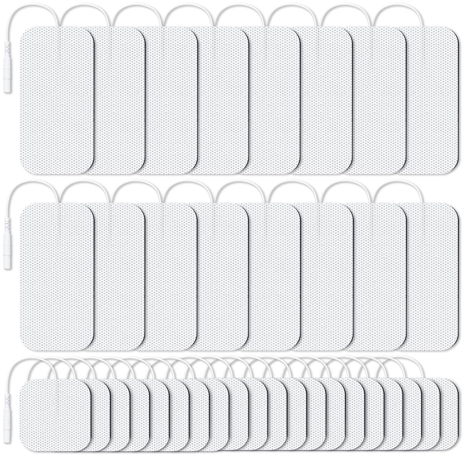 AUVON 36 Pcs TENS Unit Electrode Pads 20 Small 16 Large