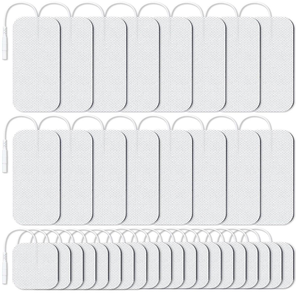 AUVON 36 Pcs TENS Unit Electrode Pads 20 Small 16 Large