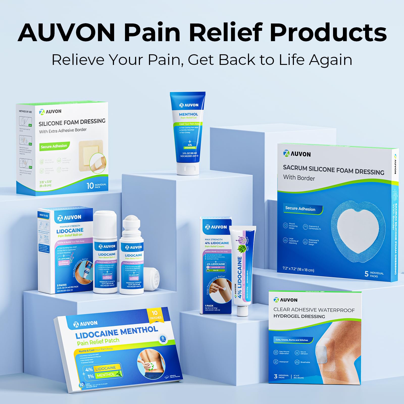 Trusted by over 5 million customers for pain relief from AUVON