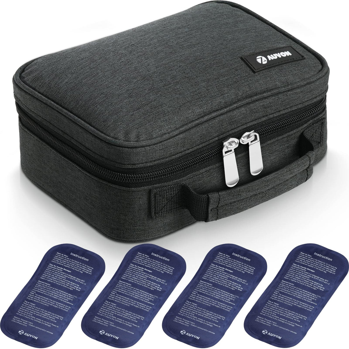 AUVON insulin cooler travel case