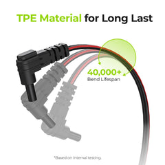 1.2 meter length TENS lead wires with 2mm pins