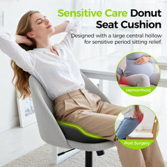 Donut Pillow Seat Cushion for hemorrhoids and post surgery