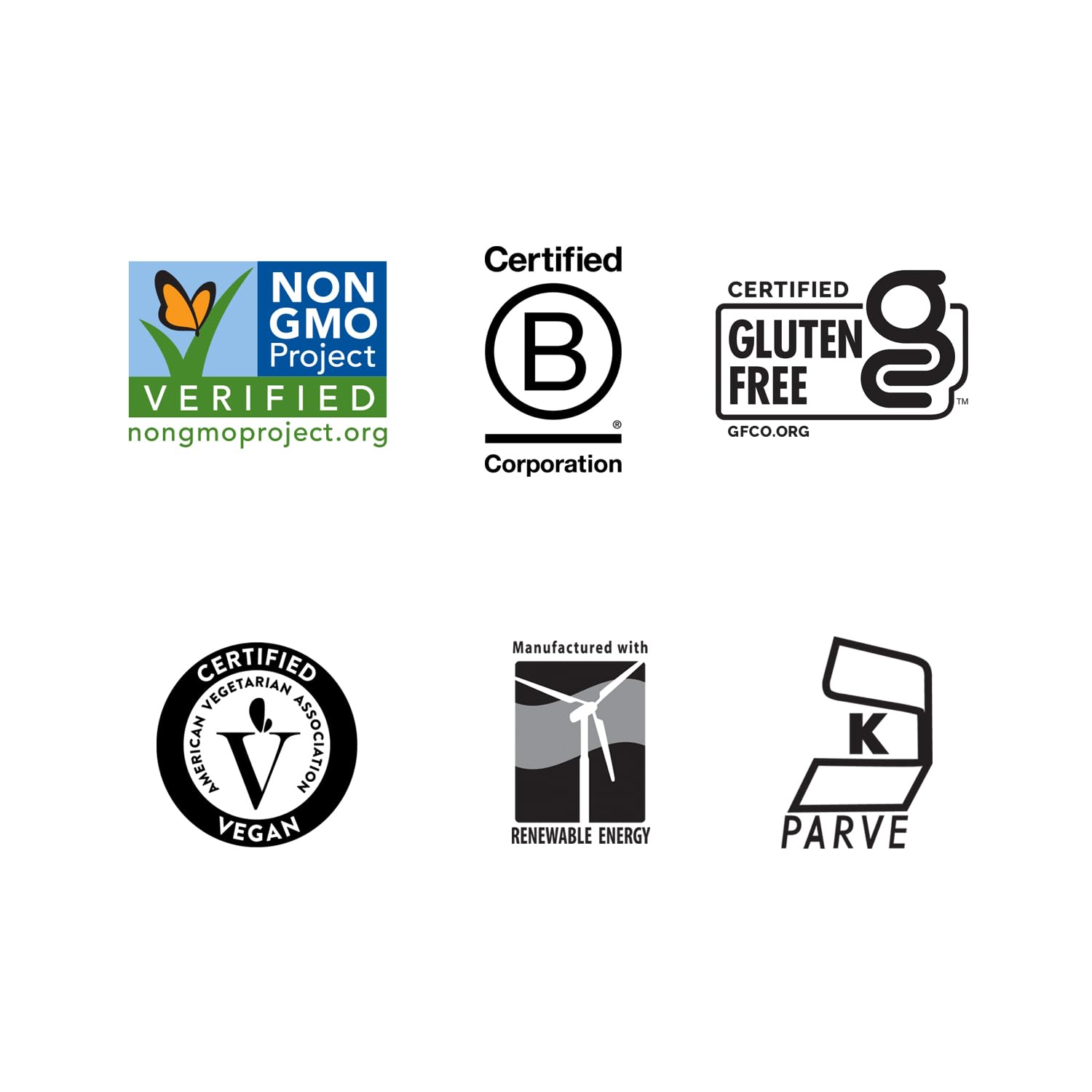 NSF non-GMO verification label on product