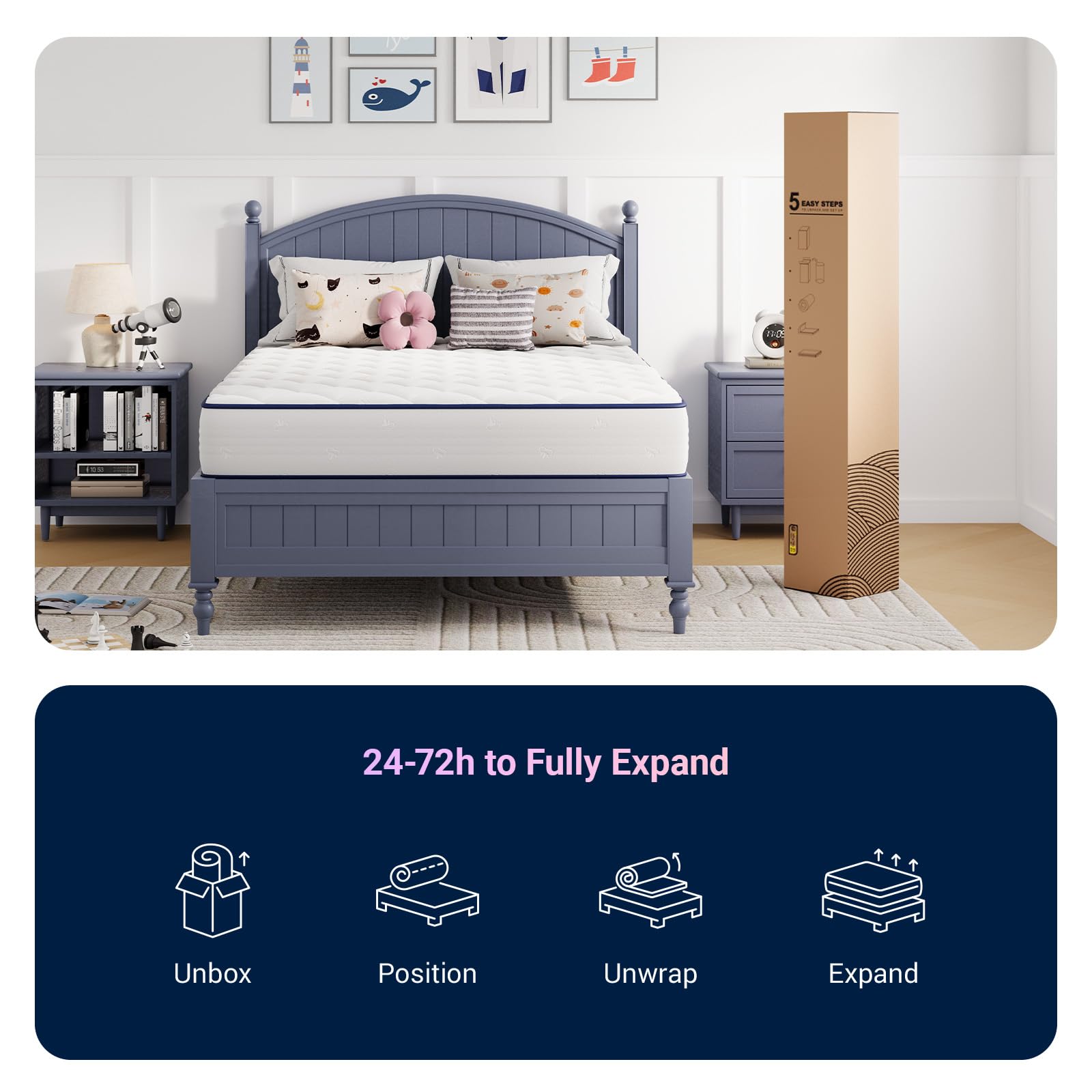 CertiPUR-US certified Avenco mattress label