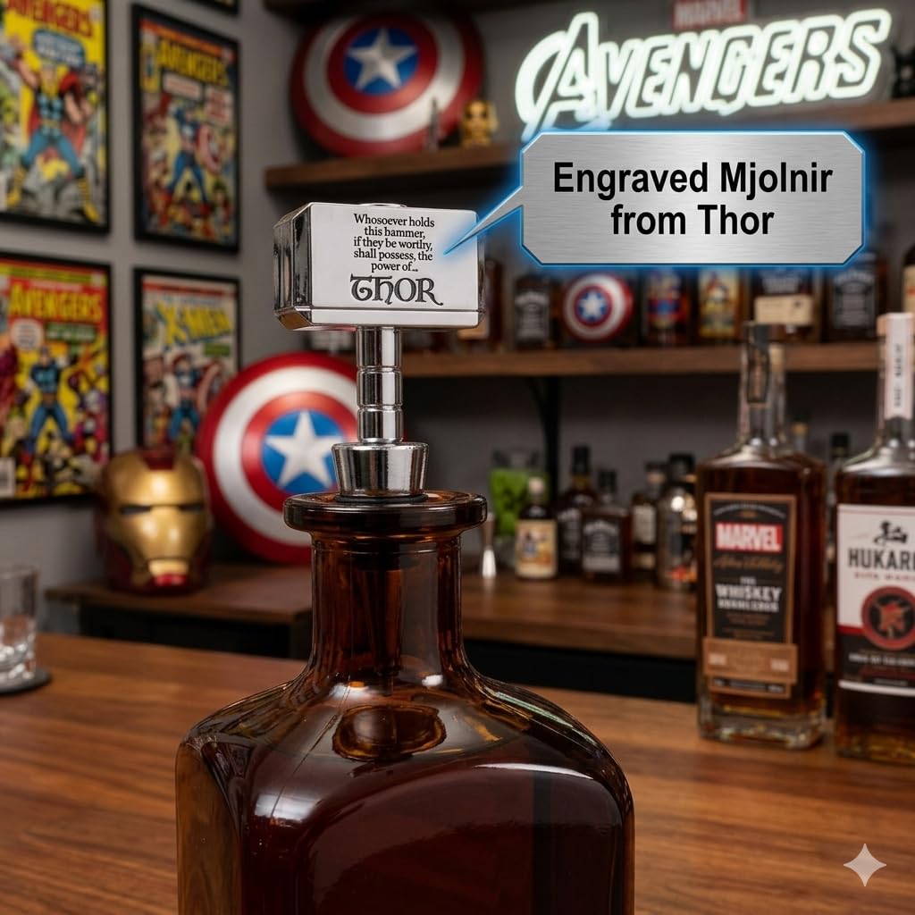 Avengers decor gift for bar or kitchen display