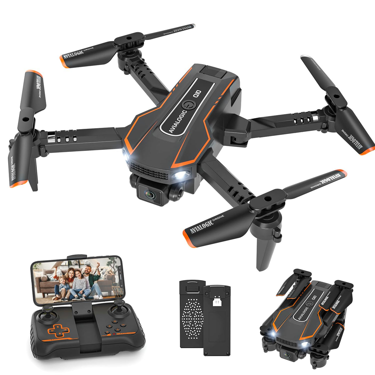 AVIALOGIC mini drone for kids with 1080P camera