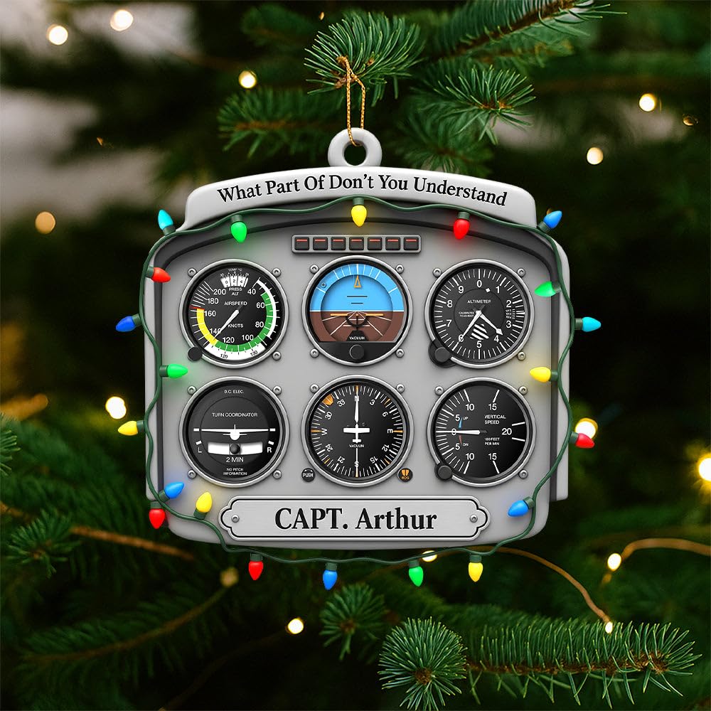 Aviation airplane ornament for Christmas decor