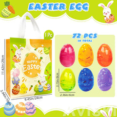 Painted jumbo iridescent marble Easter egg by Aviski 3.15 inch