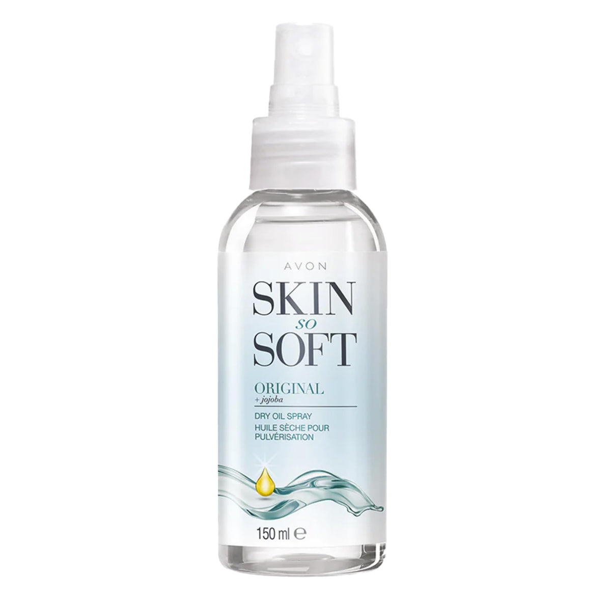 avon skin so soft original jojoba dry oil spray bottle 150 ml