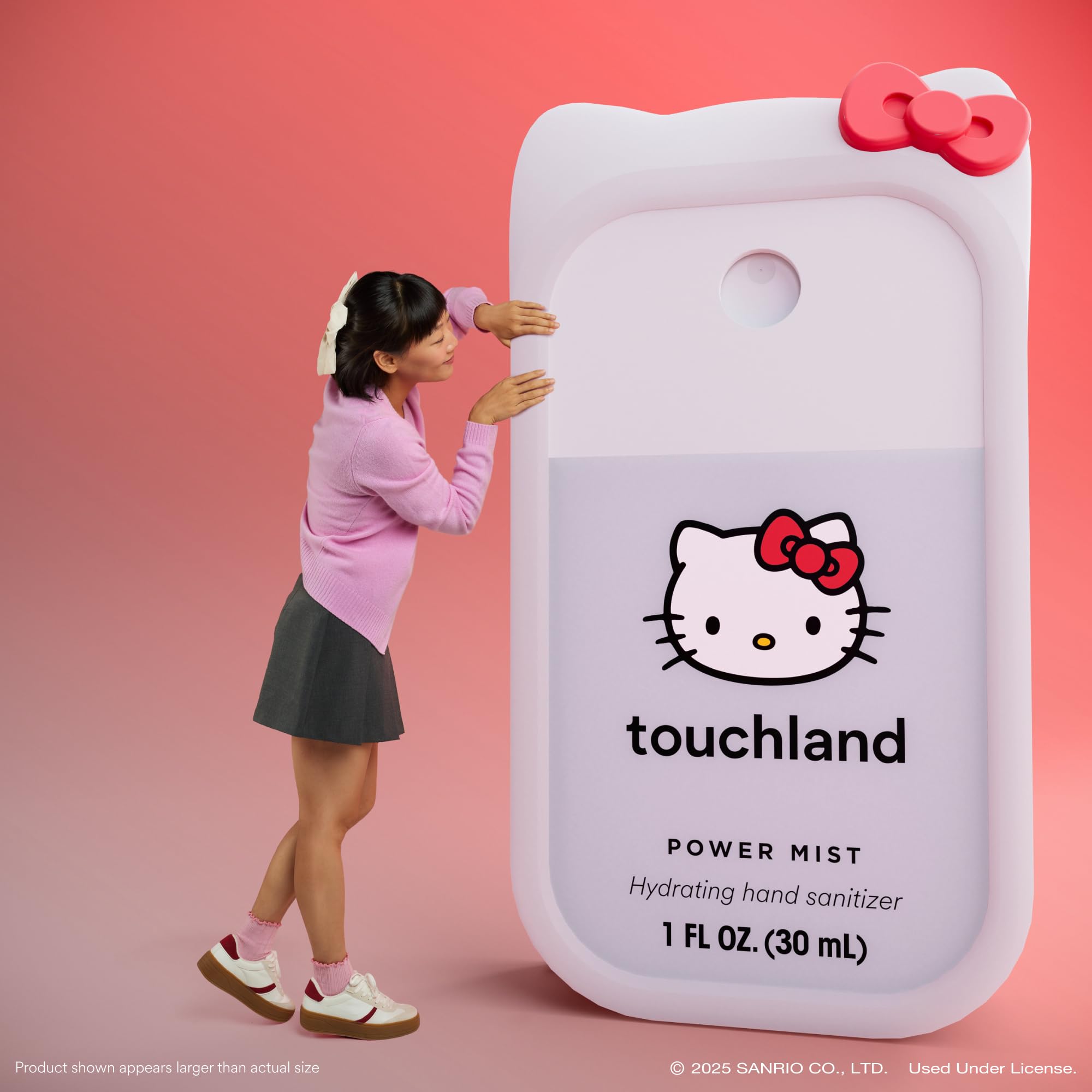 Award-winning Touchland Hello Kitty collaboration branding