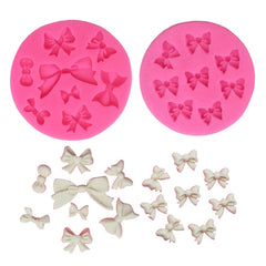 Awgusu mini bow silicone fondant mold with 8 cavities