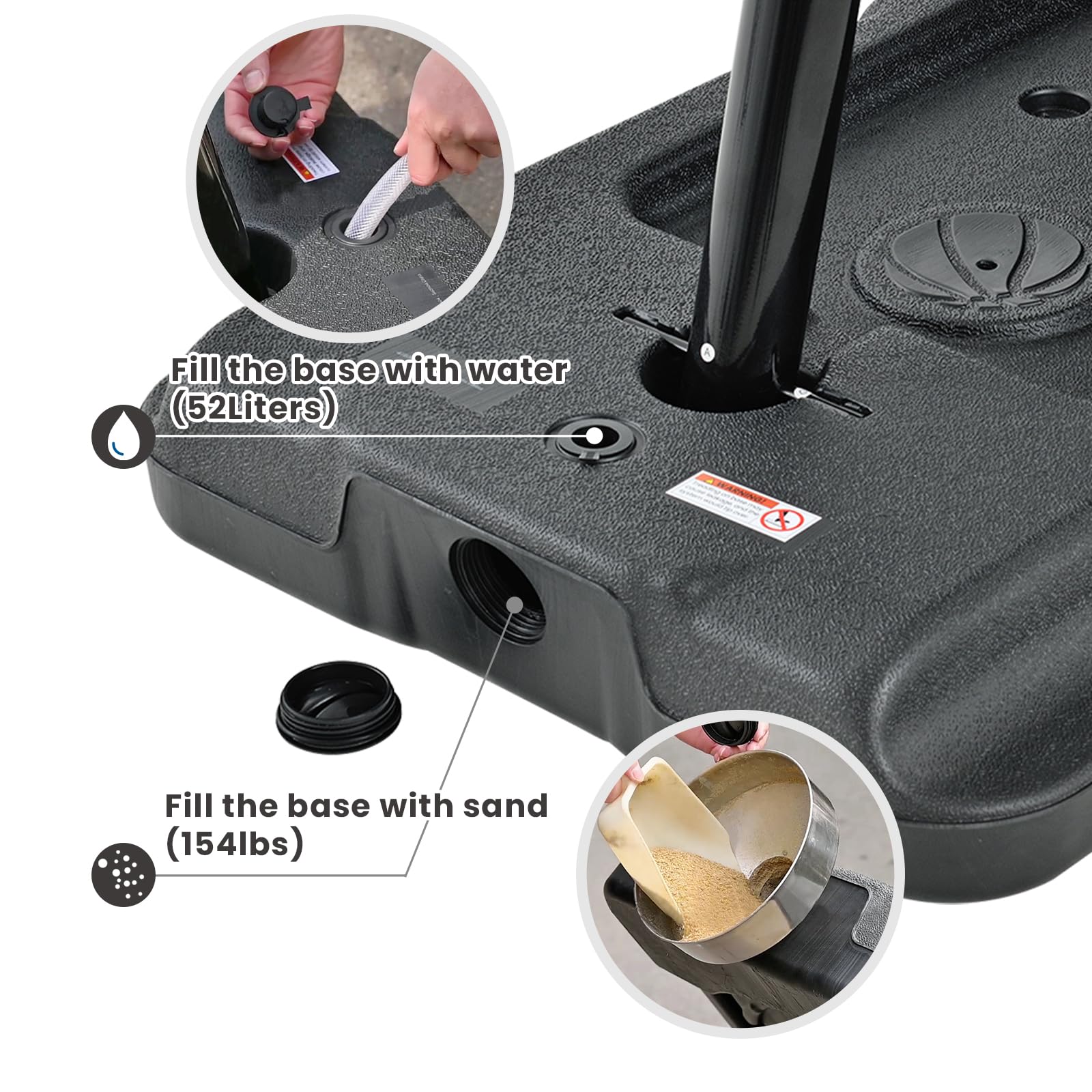 18 inch metal rim with net AWII SPORT backboard system