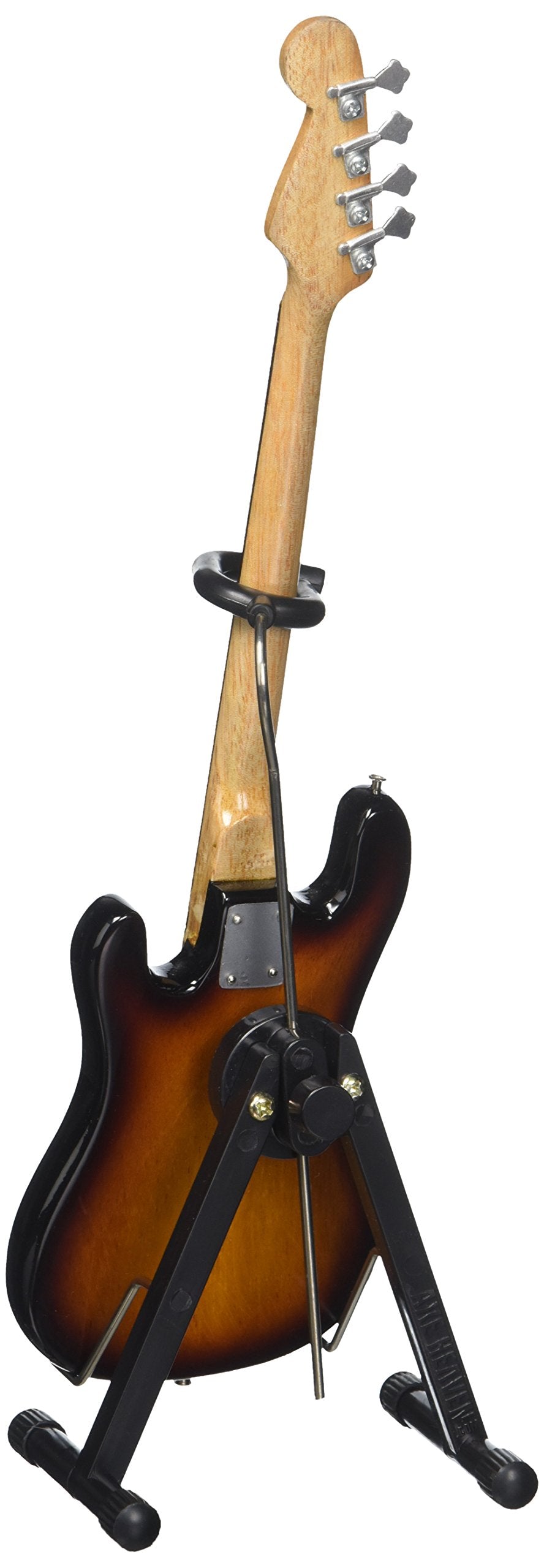 FP-001 miniature guitar on display stand by AXE HEAVEN