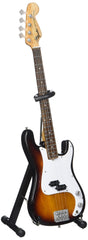 Axe Heaven FP-001 licensed Fender Precision Bass miniature in sunburst finish