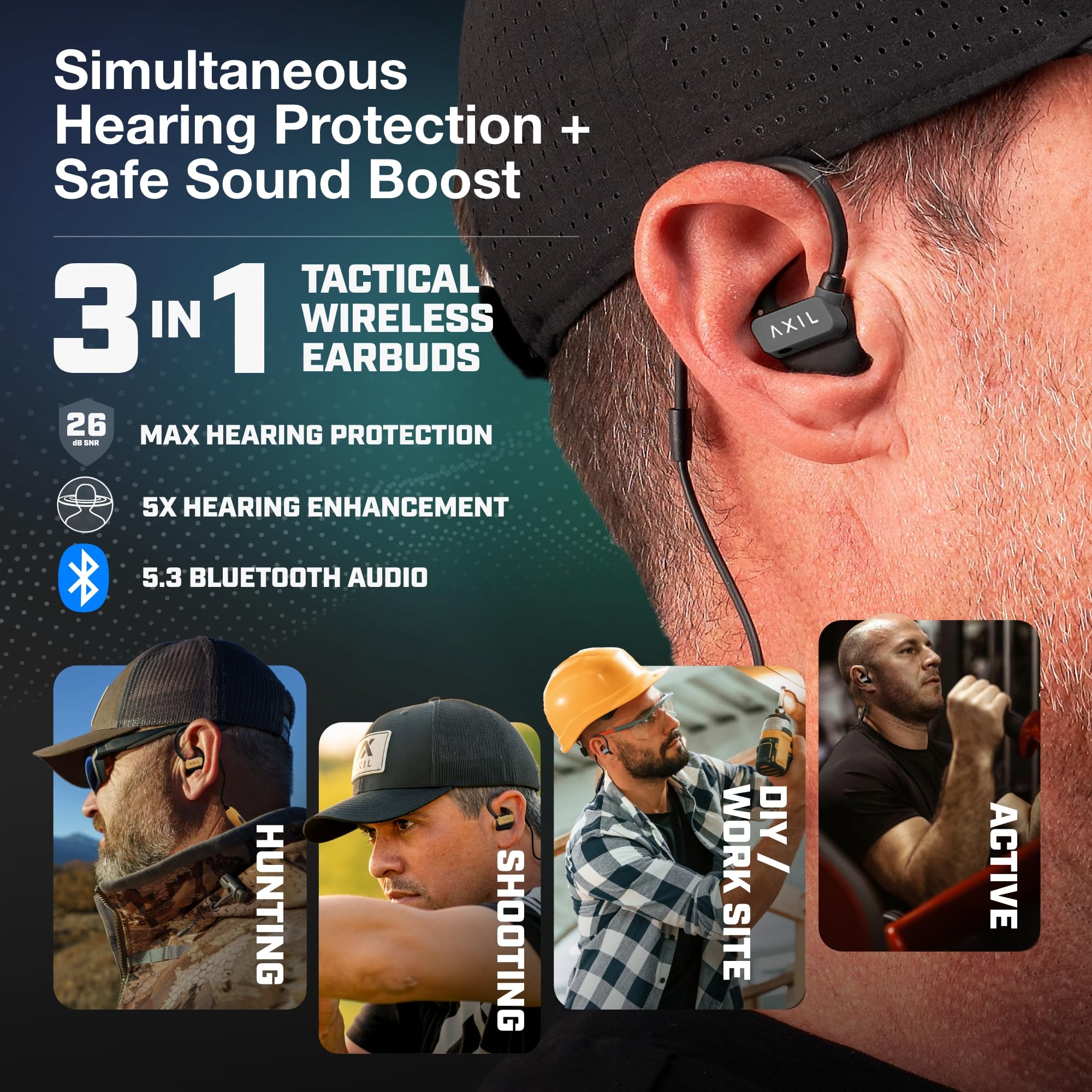 AXIL GS Extreme 3.0 wireless earbuds Bluetooth 5.3