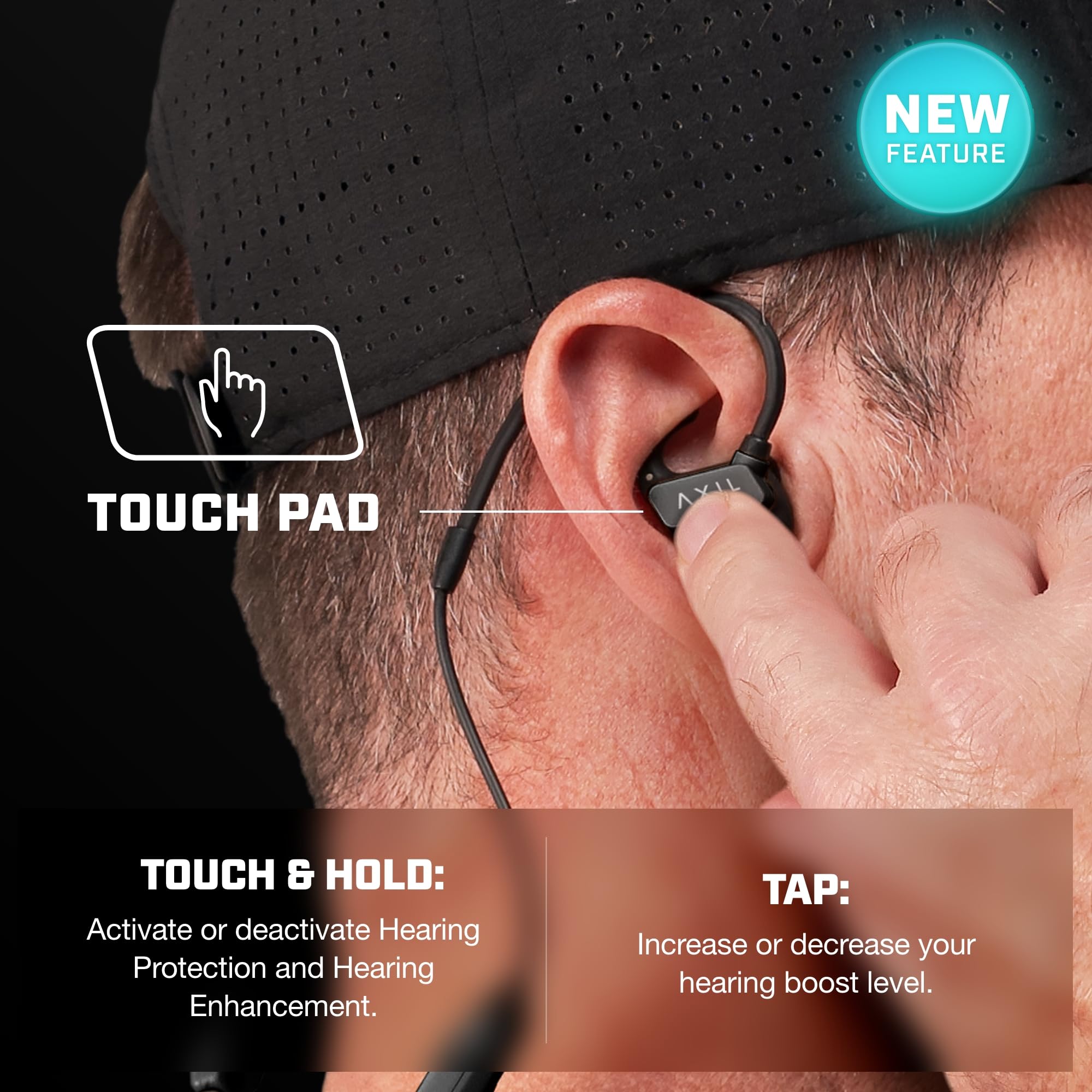AXIL GS Extreme 3.0 in-ear hearing protection SonicShieldX filter