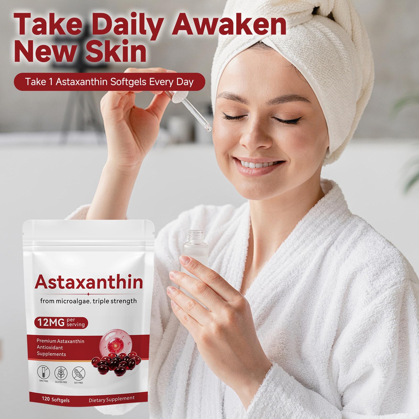 Skin health support noted on packaging