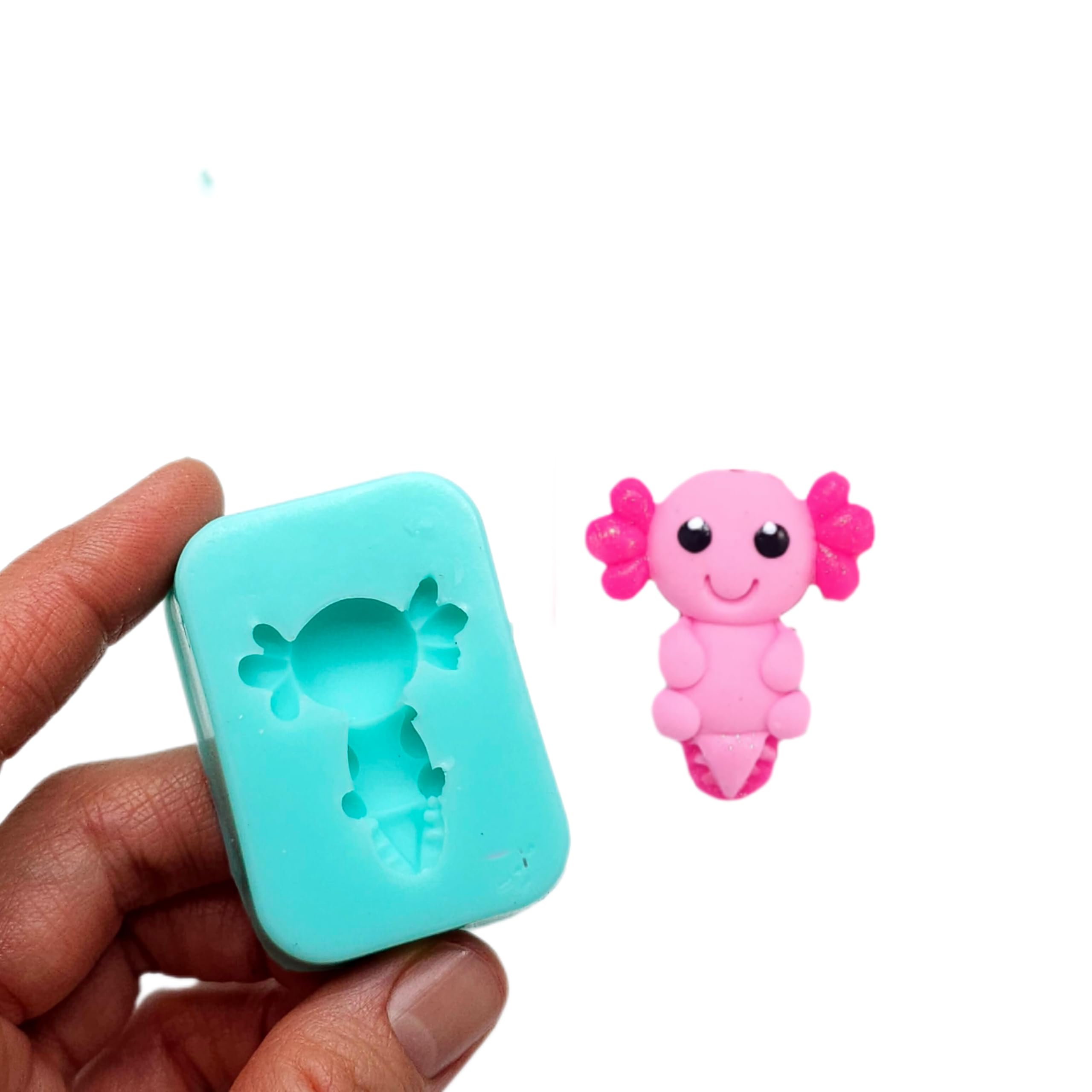 Axolotl silicone mold NC060 earring mold