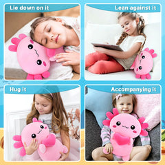 Achwishap Axolotl Plush decorative plush toy with pink color