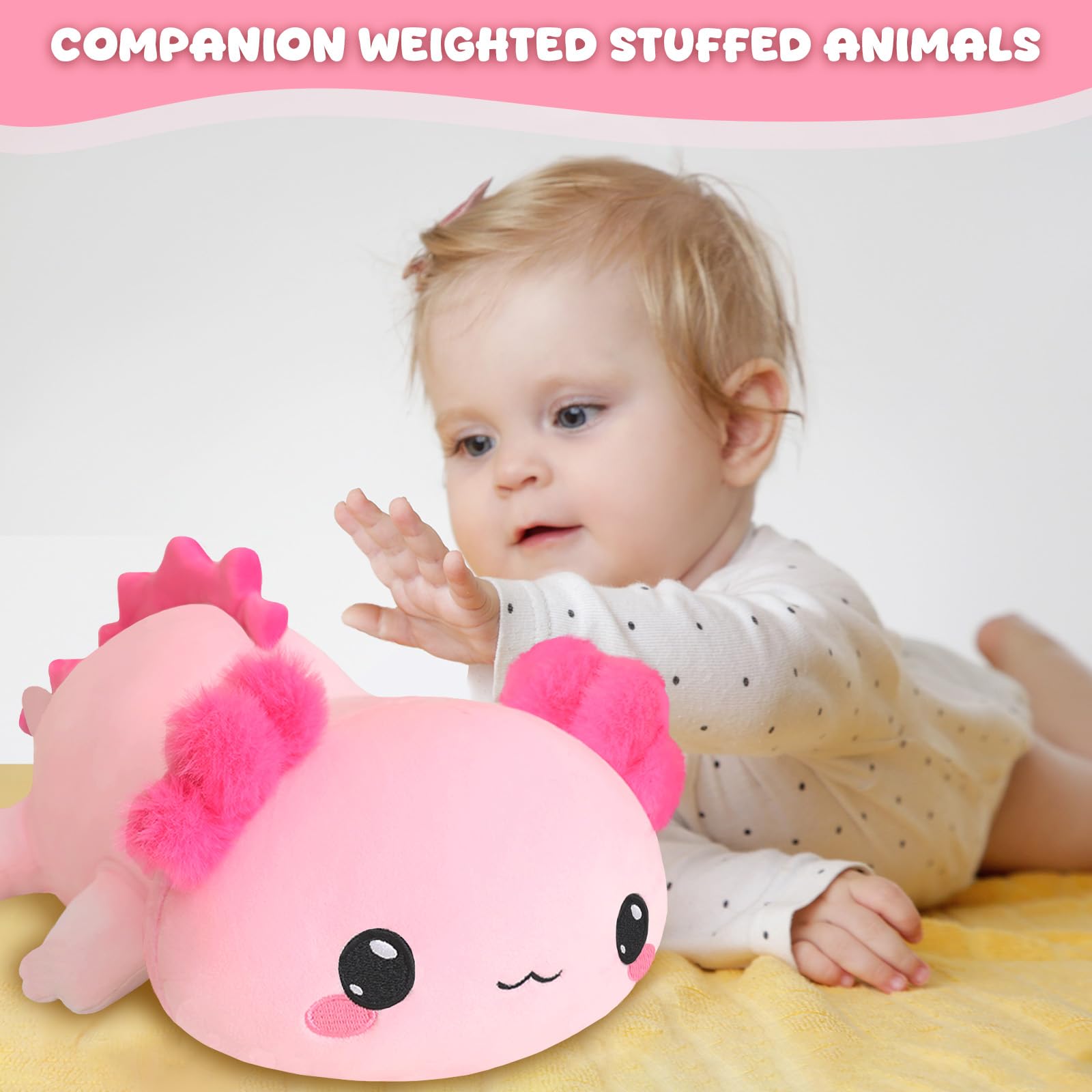 TOYSYM axoltol weighted stuffed animal gift idea