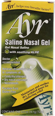 Ayr Saline Nasal Gel with Aloe 0.5 oz pack of 3 packaging