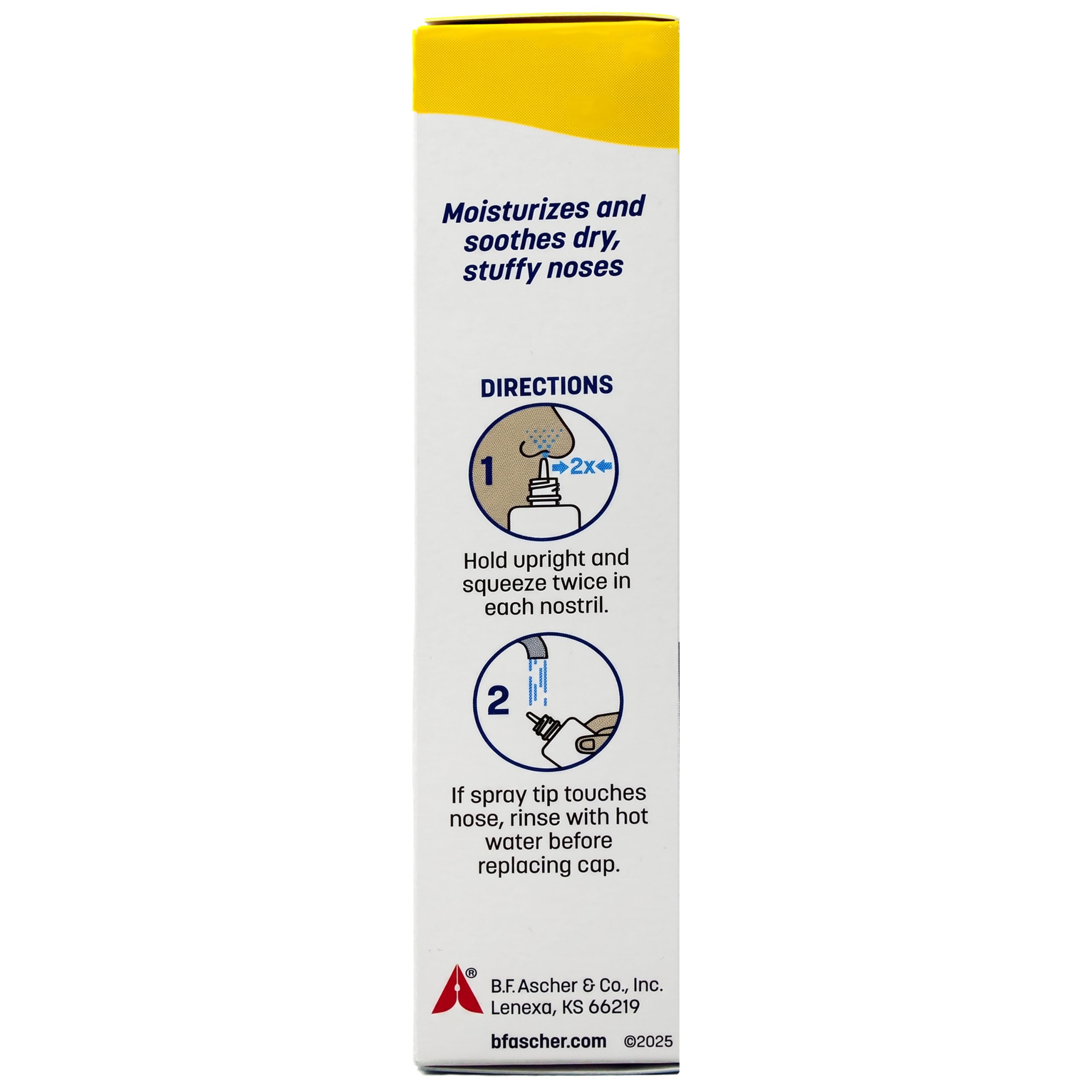 Ayr nasal spray 50 mL dual pack label