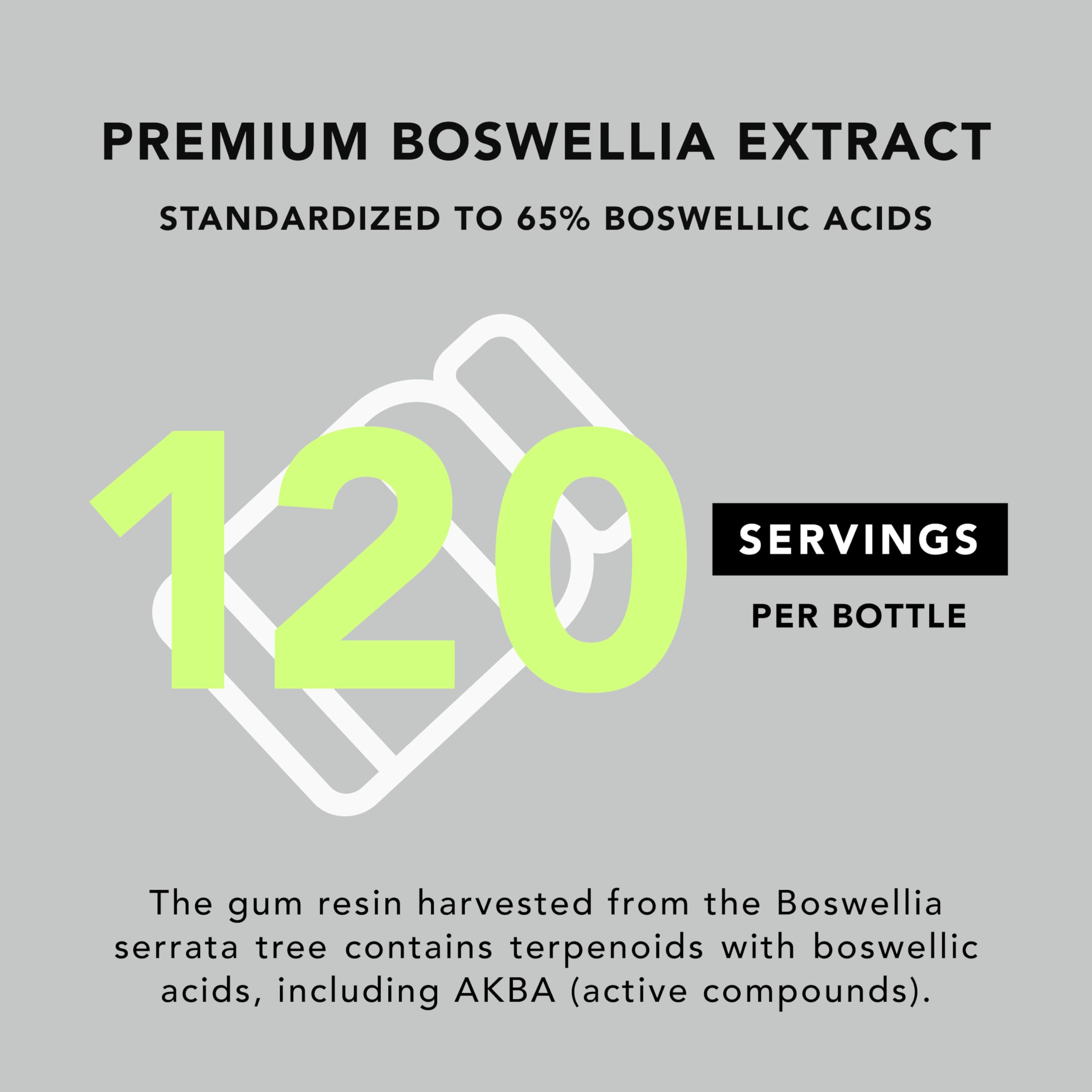120 count bottle of AMANDEAN boswellia capsules
