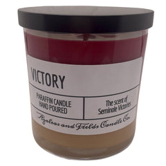 Azaleas and Fields Seminoles Victory Candle 10oz hand-poured in USA clear jar gift